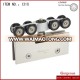 Glass sliding door 8 wheels hanging roller